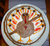 Anti-Thanksgiving Turkey Cake
